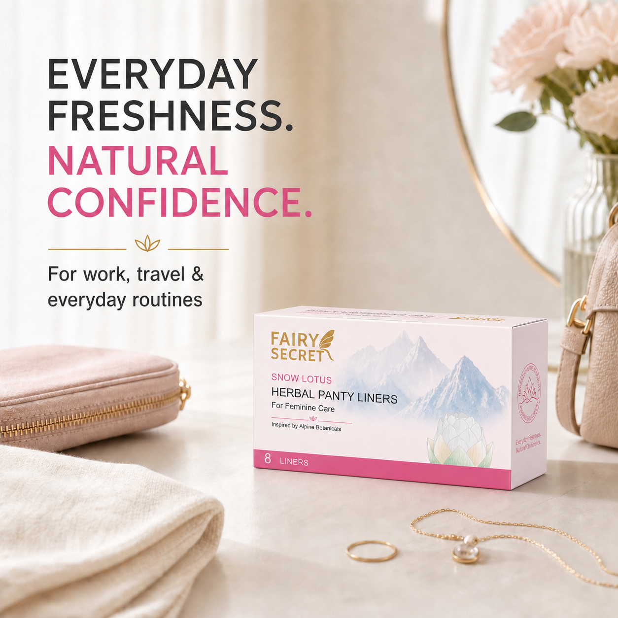 FairySecret® Snow Lotus Herbal Steam Pads for Feminine Freshness & pH Balance
