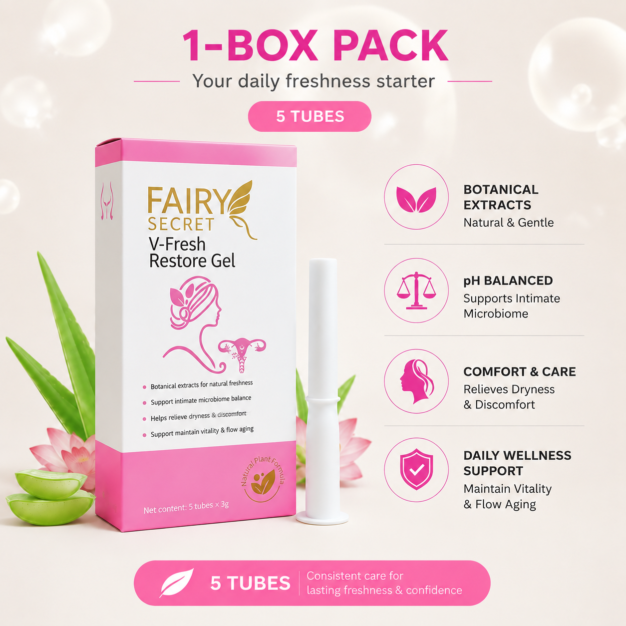 FairySecret® V-Fresh Gel Restaurador