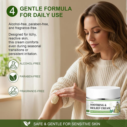 Umex Soothing & Relief Cream with Honeysuckle & Peppermint 30g 100% Natural Plant